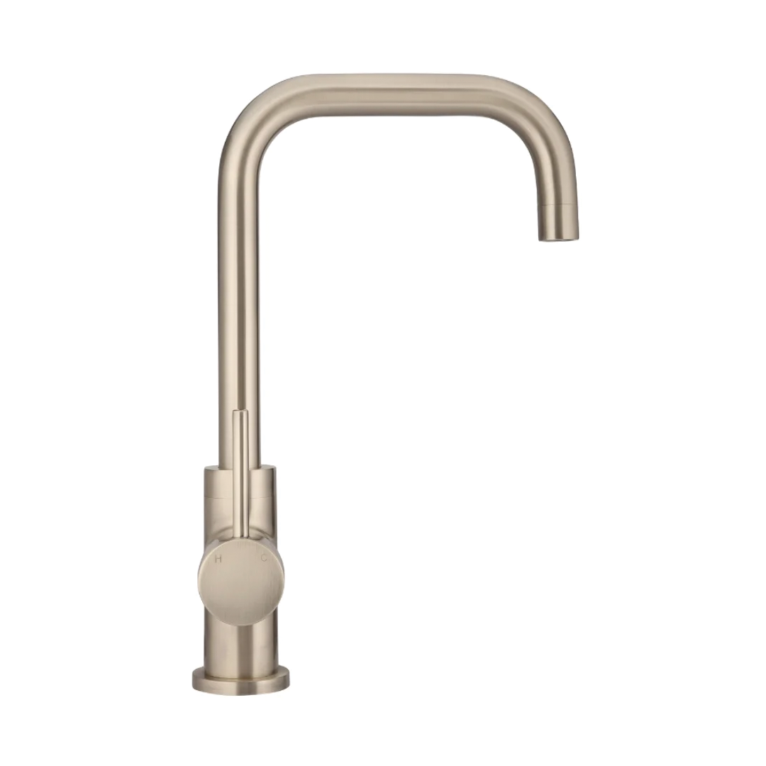 Elite Design Studio -  Meir Round Kitchen Mixer Tap Champagne