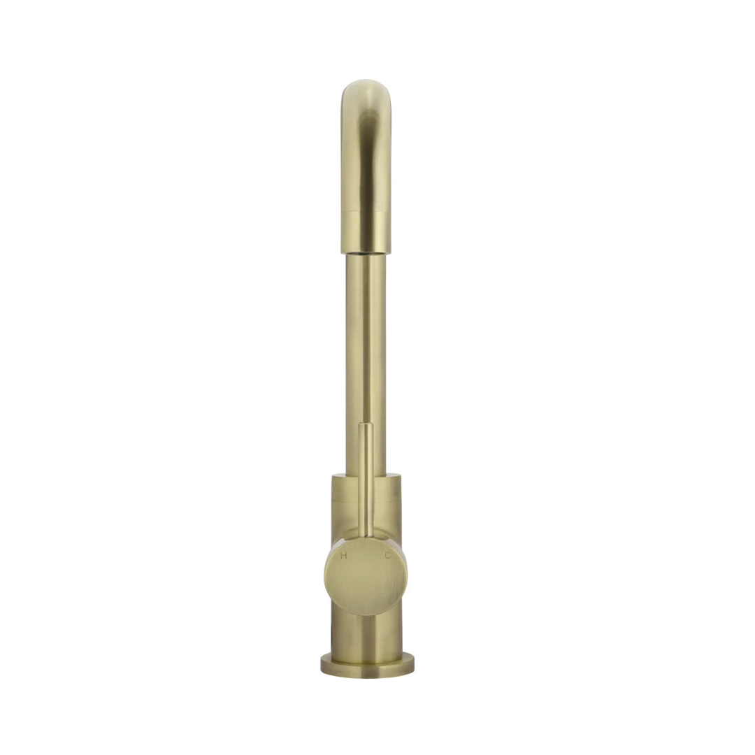 Elite Design Studio -  Meir Round Kitchen Mixer Tap PVD Tiger Bronze