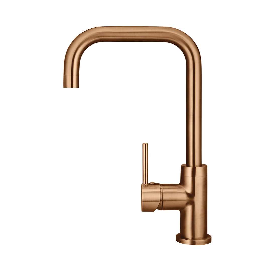 Elite Design Studio -  Meir Round Kitchen Mixer Tap PVD Lustre Bronze