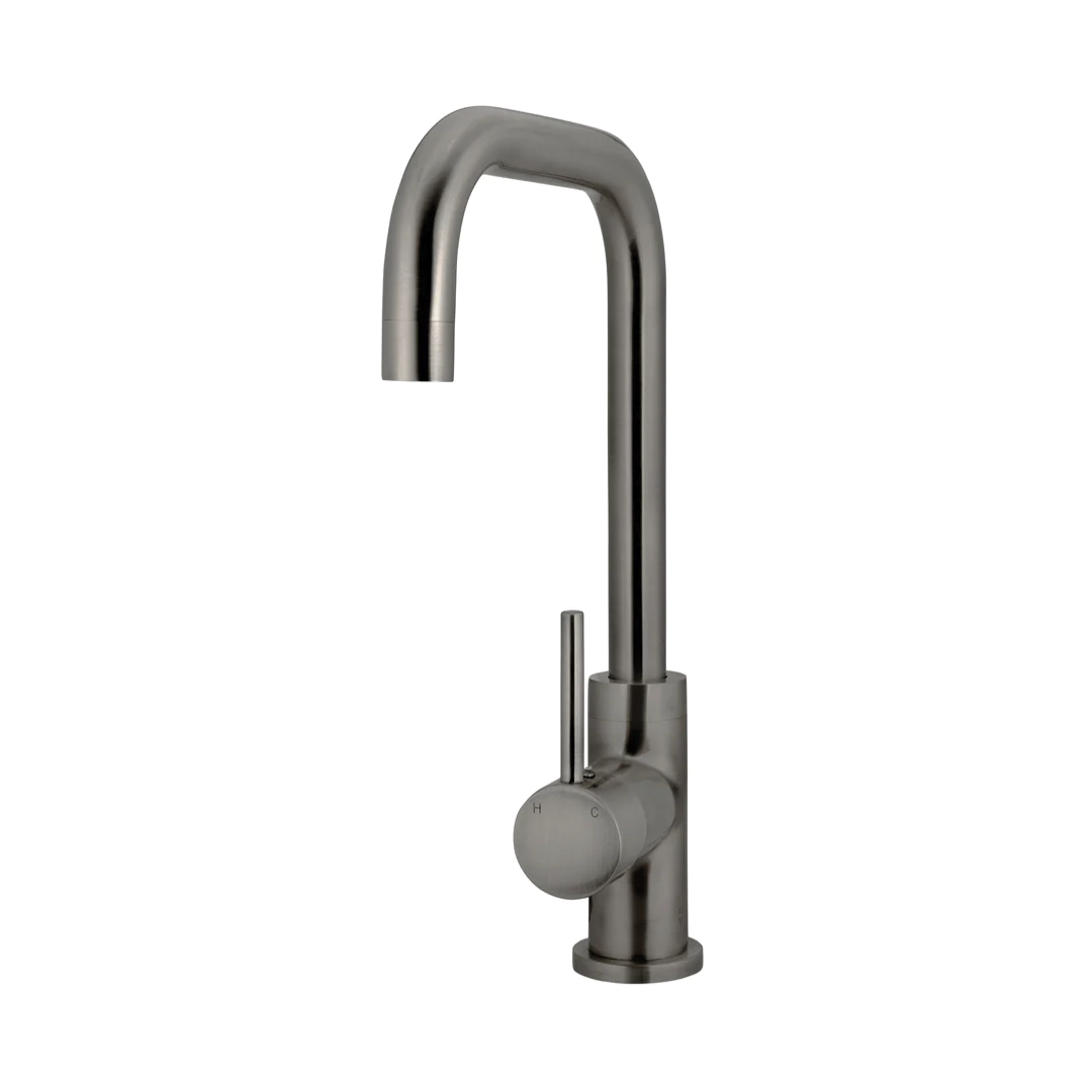 Elite Design Studio -  Meir Round Kitchen Mixer Tap Shadow Gunmetal