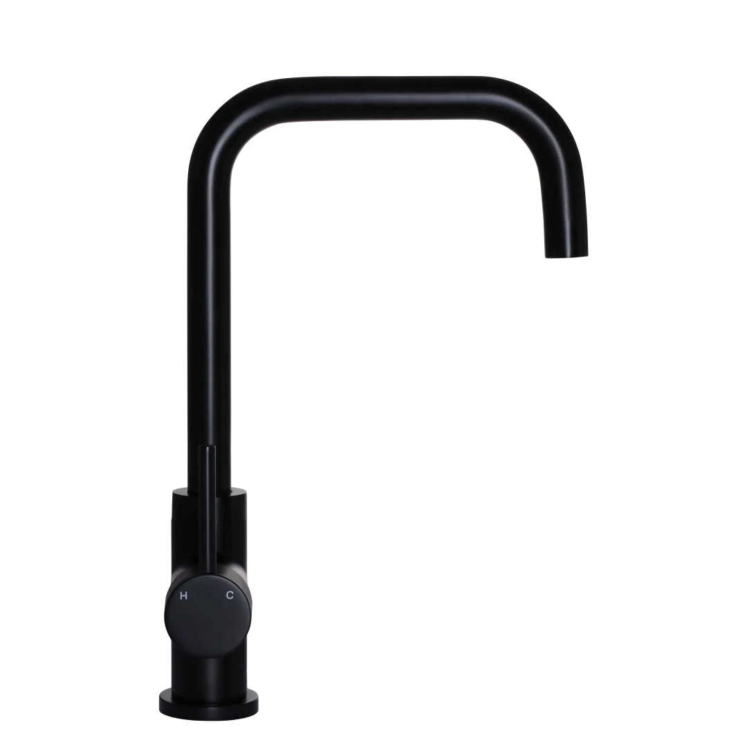Elite Design Studio -  Meir Round Kitchen Mixer Tap Matte Black