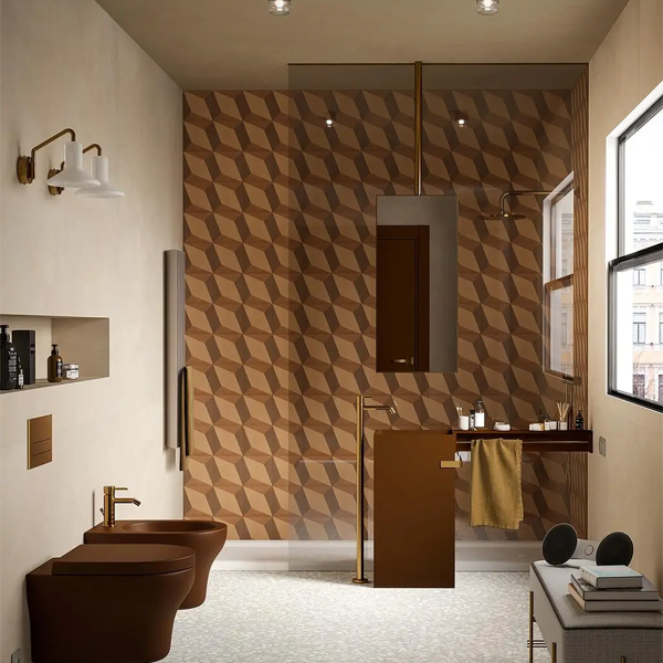 200x200mm Marazzi - D Segni Blend Tappeto 6 Terra Deco