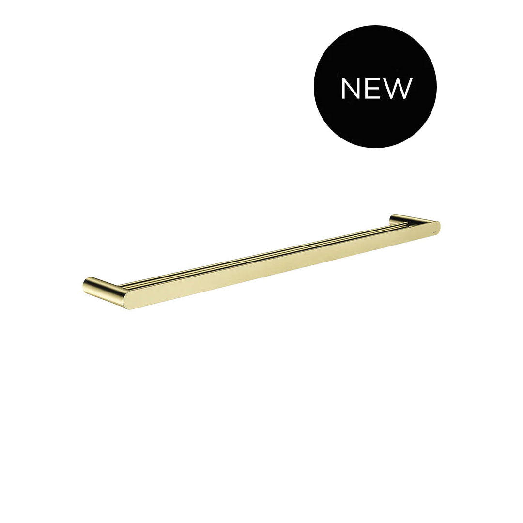 Meir - Curvaé Double Towel Rail 800mm Tiger Bronze