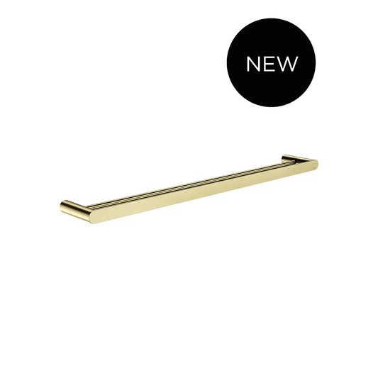 Meir - Curvaé Double Towel Rail 800mm Tiger Bronze