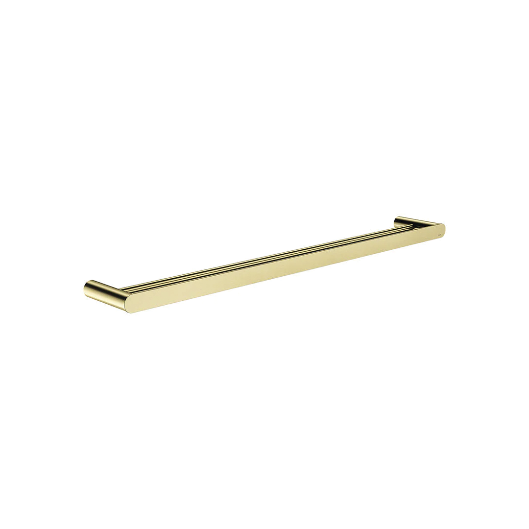 Meir - Curvaé Double Towel Rail 800mm Tiger Bronze