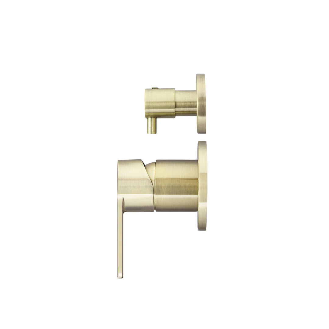Meir - Round Diverter Mixer Paddle Handle Trim Kit (In-wall Body Not Included) Tiger Bronze