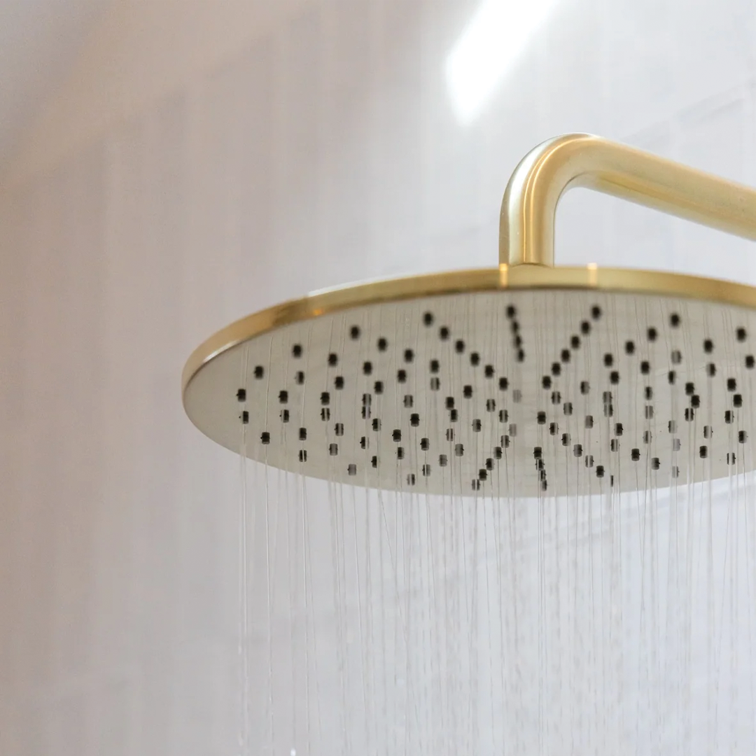 Meir - Round Shower Rose 300mm Tiger Bronze