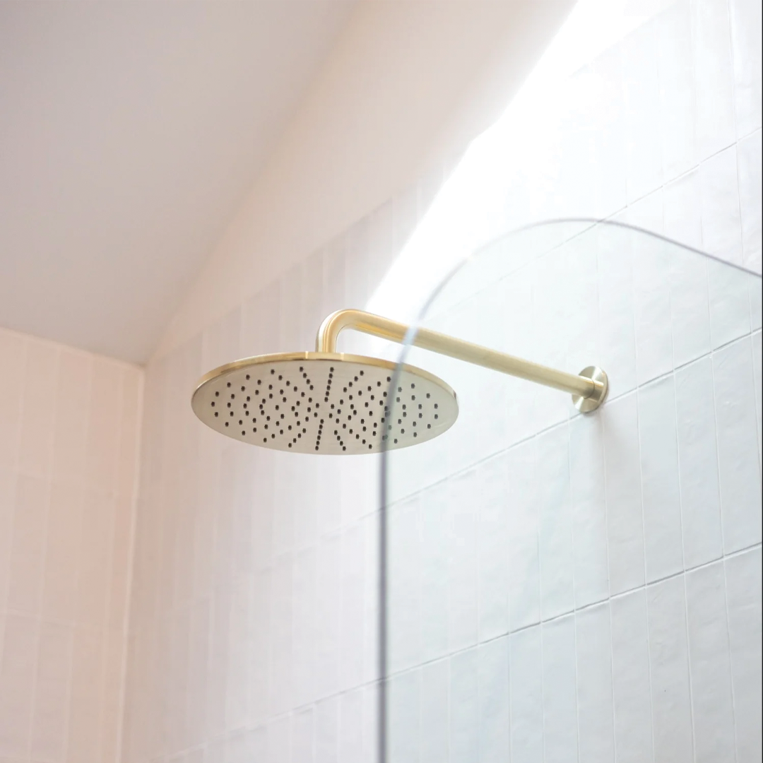 Meir - Round Shower Rose 300mm Tiger Bronze