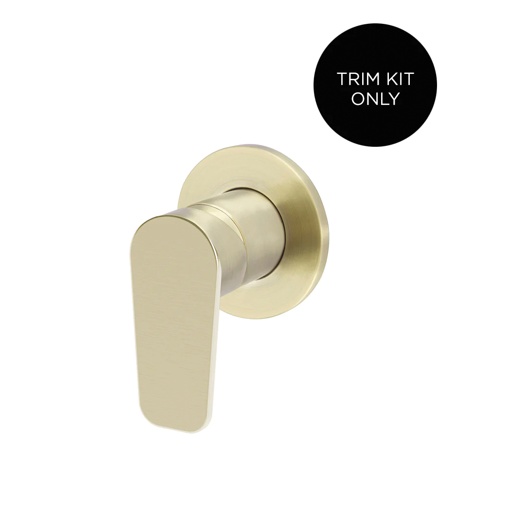 Meir - Round Wall Mixer Paddle Handle Trim Kit (In-wall Body Not Included) Tiger Bronze