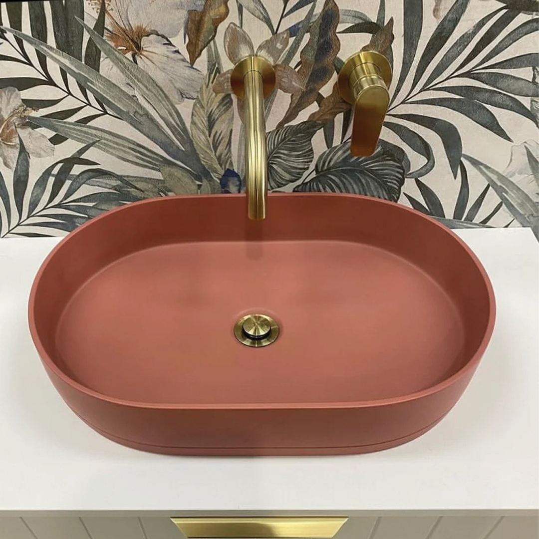 Meir - Round Wall Mixer Paddle Handle Trim Kit (In-wall Body Not Included) Tiger Bronze