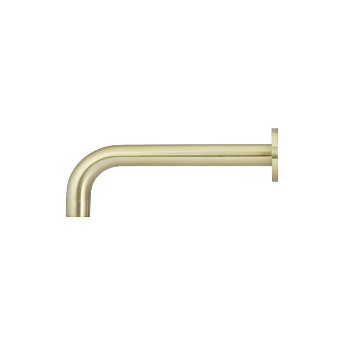 Meir - Universal Round Curved Spout Tiger Bronze