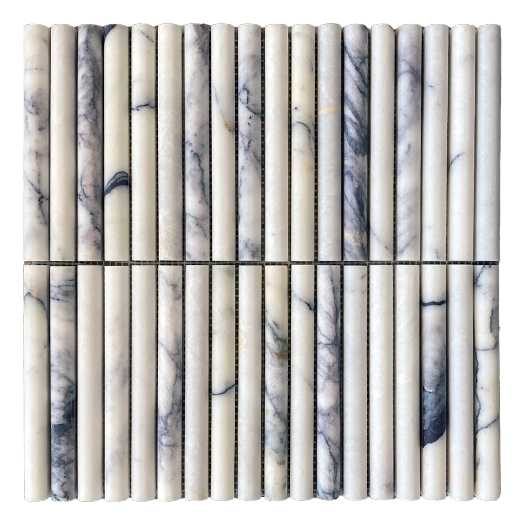 305x305mm EDS - New York Flutes Marble Mosaic