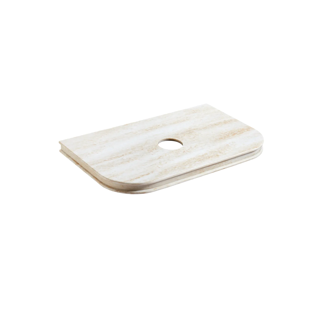 Elite Design Studio -  Otti - 750x500x50mm Havana English Edge Sand Dune Top