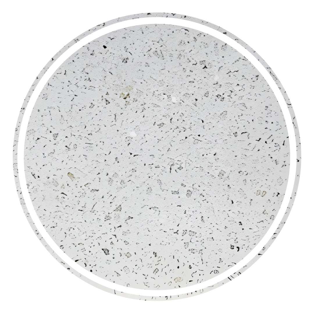 Elite Design Studio -  500x300x120mm Pietra Bianca - Briza Rectangular Above Counter Basin Concaved Edge White Onyx (Speckle)