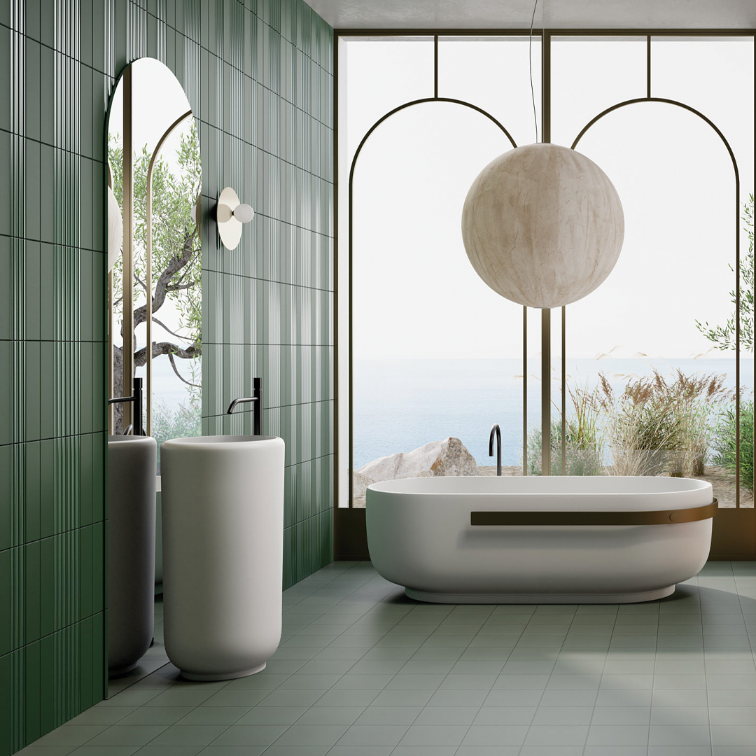 75x300mm Quintessenza Ceramiche - Alta Marea Smeraldo Matt