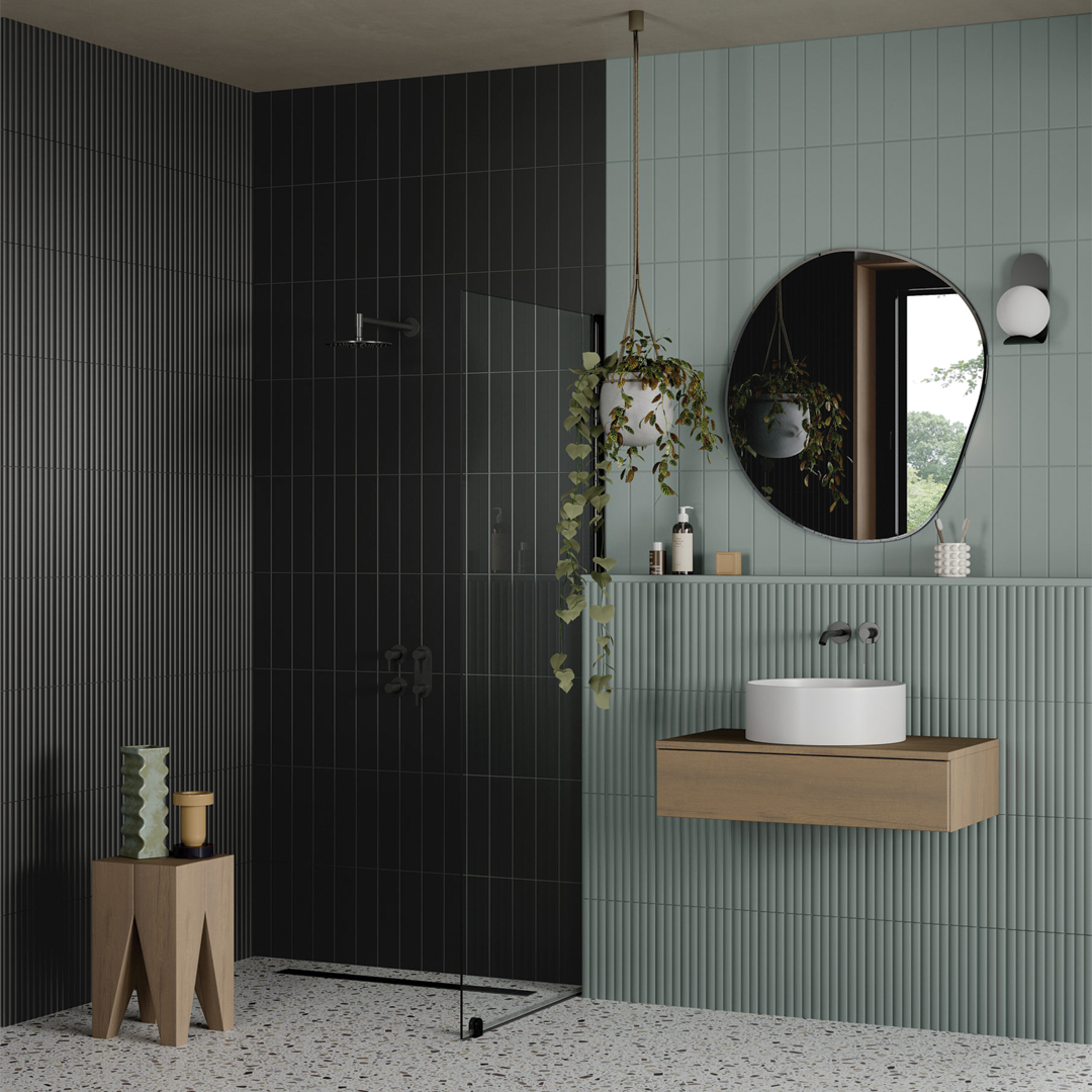 75x300mm Quintessenza Ceramiche - Marea Nero Matt