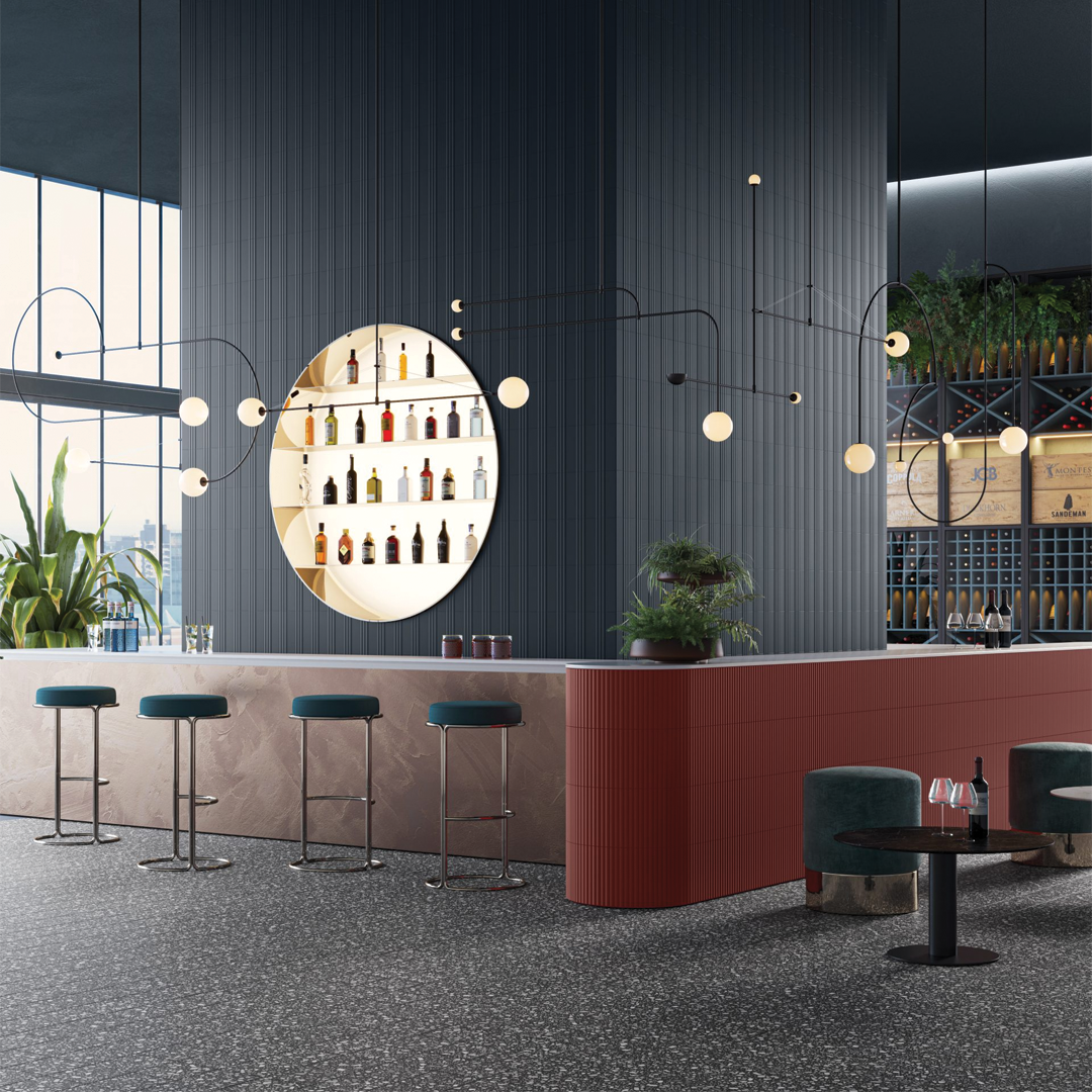 75x300mm Quintessenza Ceramiche - Bassa Marea Porpora Lucido