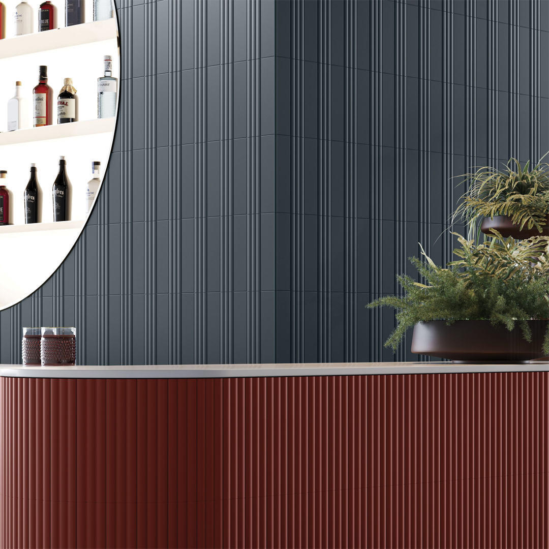 75x300mm Quintessenza Ceramiche - Marea Porpora Matt