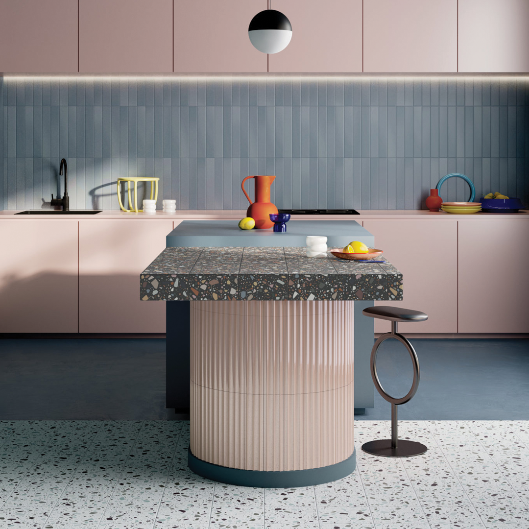 75x300mm Quintessenza Ceramiche - Bassa Marea Rosa Lucido