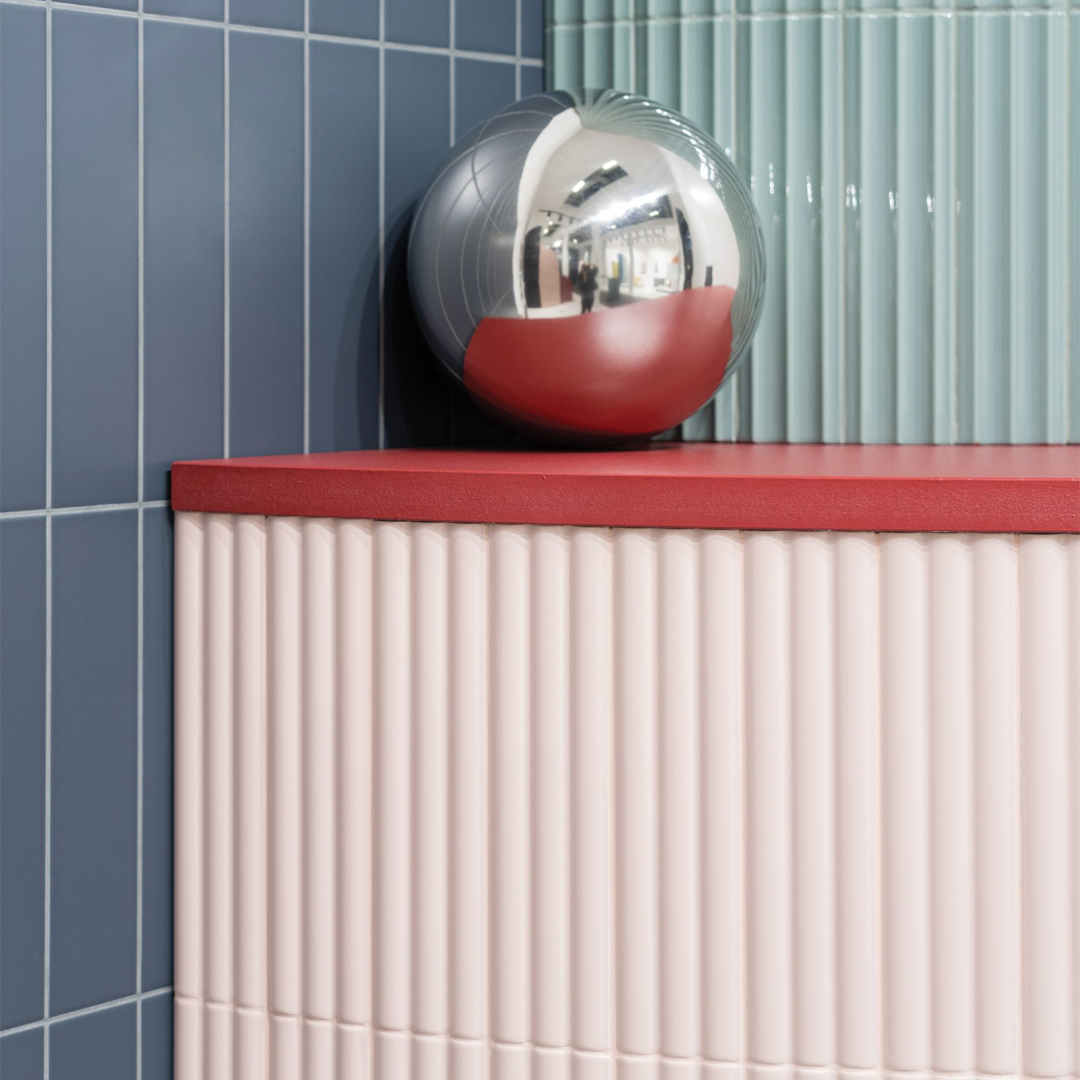 75x300mm Quintessenza Ceramiche - Bassa Marea Rosa Lucido