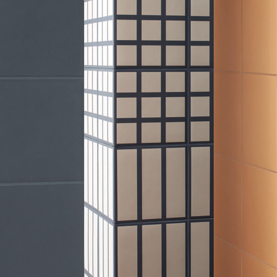 186x186mm Quintessenza Ceramiche - Oltre Base Blu