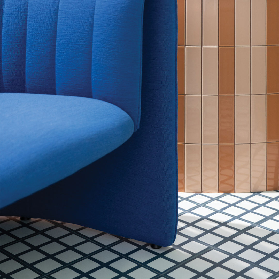 186x186mm Quintessenza Ceramiche - Oltre Base Blu