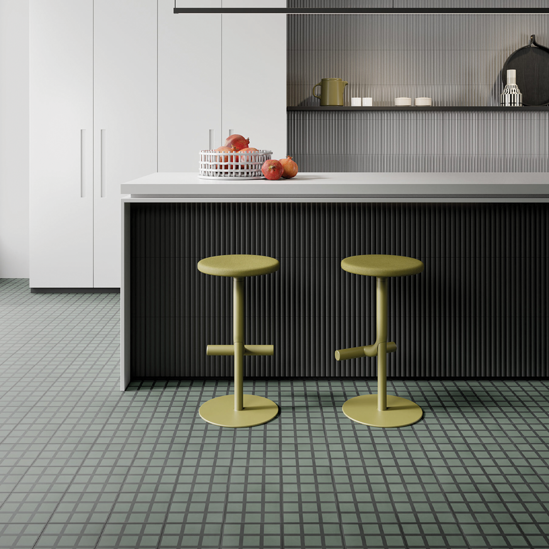 186x186mm Quintessenza Ceramiche - Oltre Base Nero