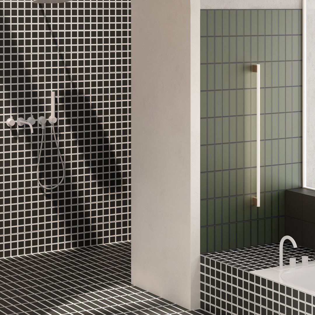 186x186mm Quintessenza Ceramiche - Oltre Base Nero