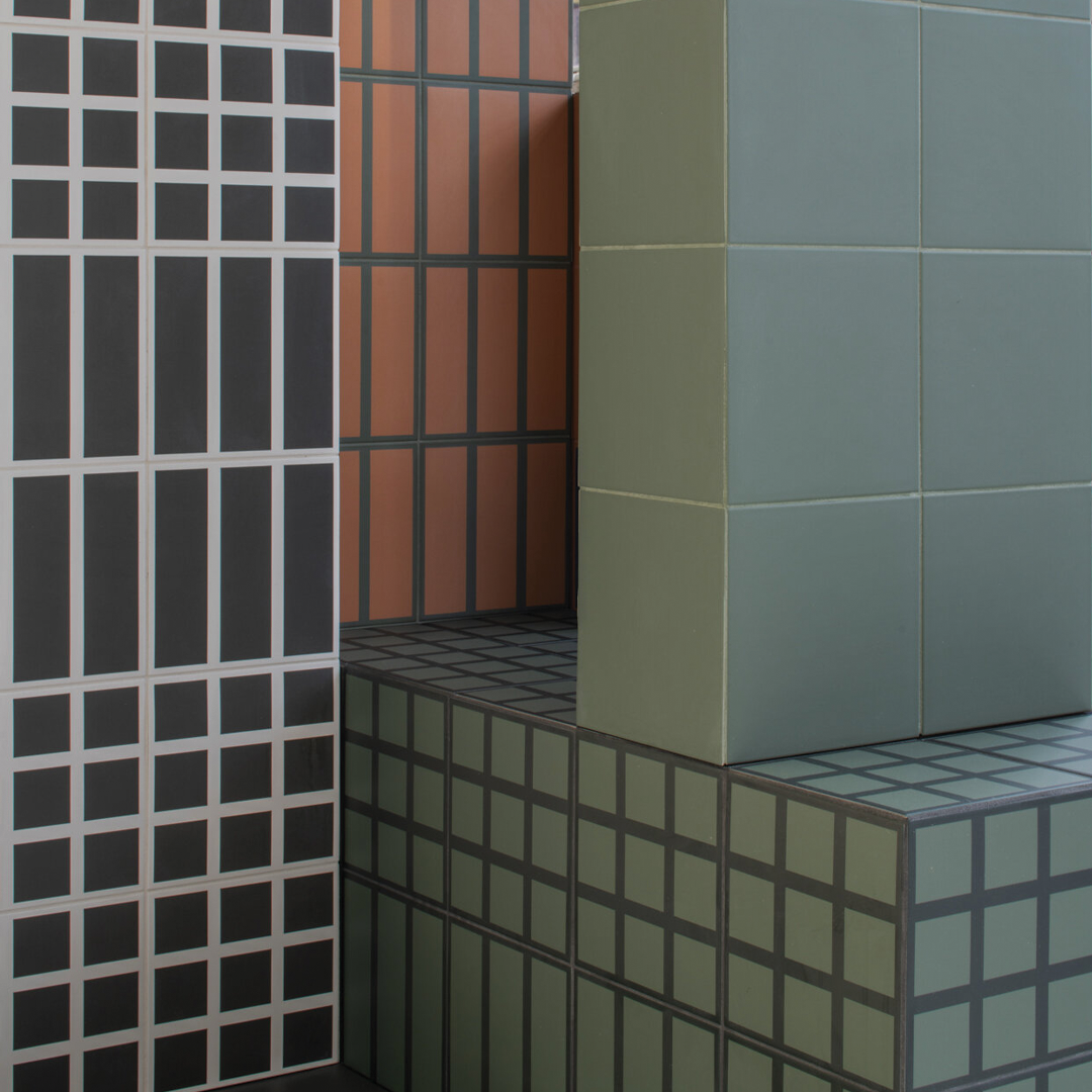 186x186mm Quintessenza Ceramiche - Oltre Base Nero