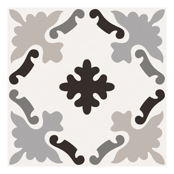 200x200mm Sant'agostino - Patchwork Black & White 3