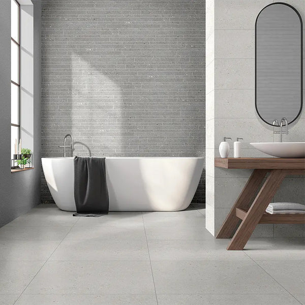 600x1200mm Sintesi Ceramica - Frammenti Bianco