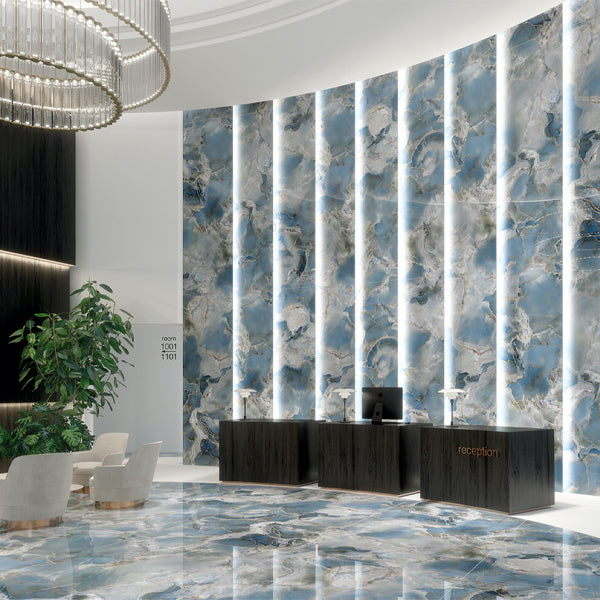 600x1200mm Tagina - Onice Reale Oceano