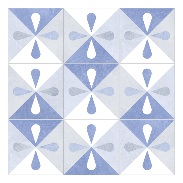 205x205mm Xclusive Ceramica - Islands Santorini