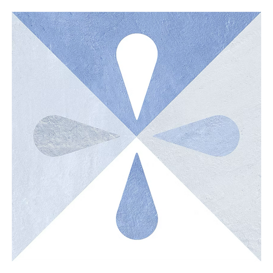205x205mm Xclusive Ceramica - Islands Santorini