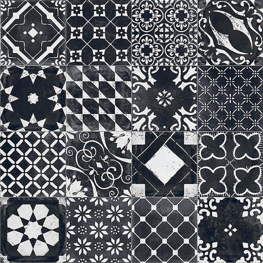 205x205mm Xclusive Ceramica - Re Style Mix Black