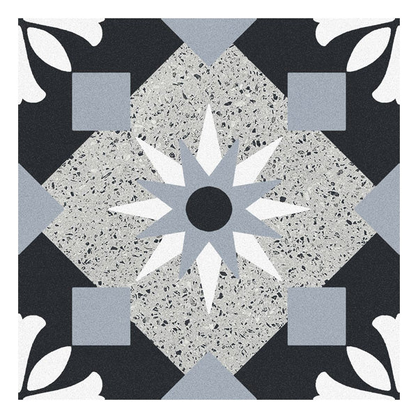 205x205mm Xclusive Ceramica - Retro Wind Rose