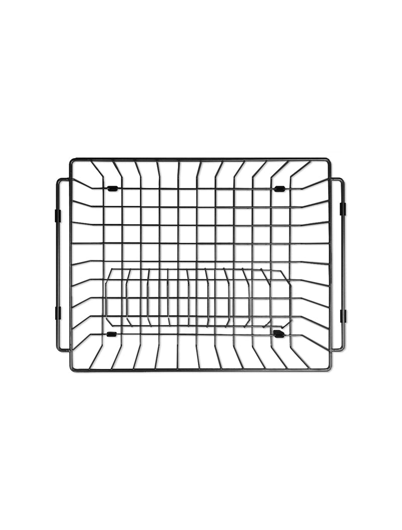 Meir Lavello Dish Rack PVD Gunmetal Black