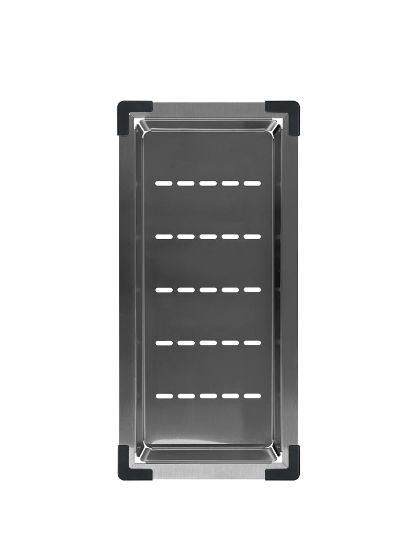 Meir Lavello Kitchen Sink Colander PVD Gunmetal Black