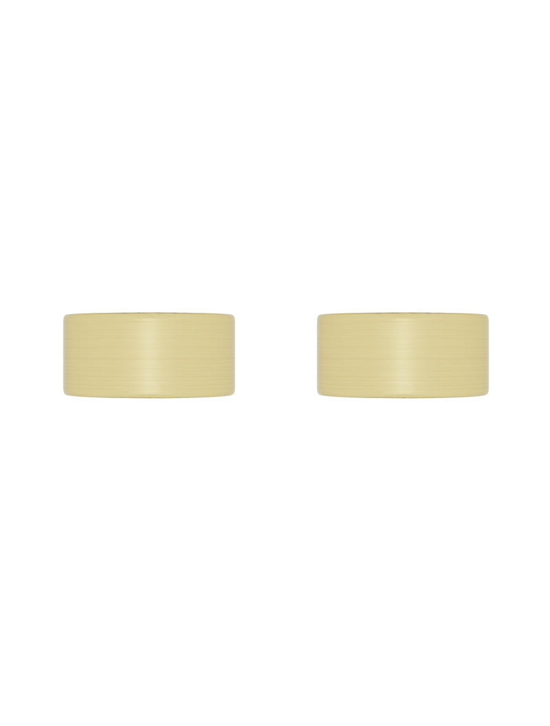 Meir Circular Wall Taps PVD Tiger Bronze