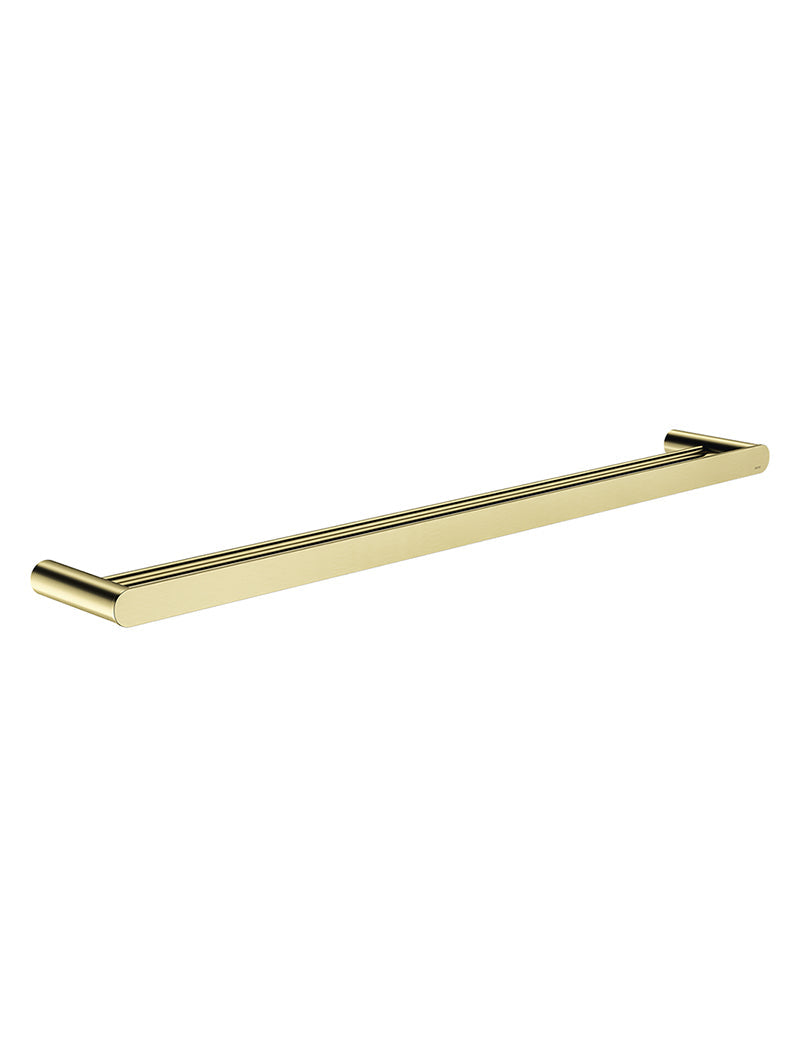 Meir Curvaé Double Towel Rail 800mm PVD Tiger Bronze