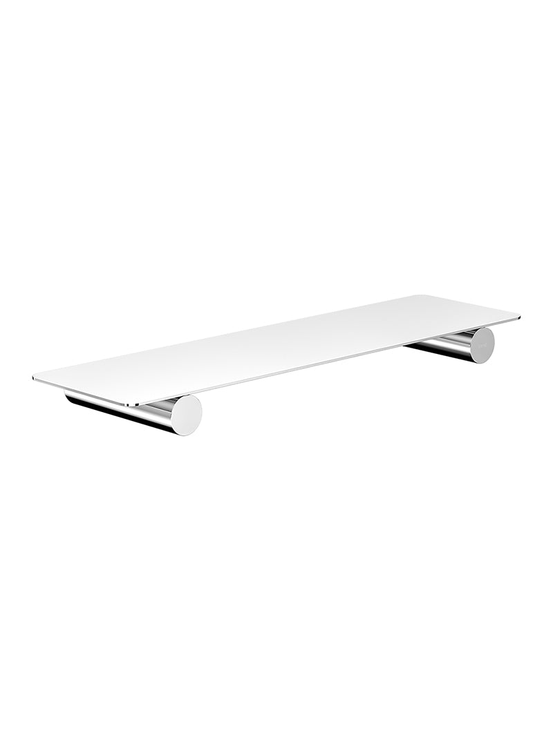 Meir Curvaé Shower Shelf 400mm Polished Chrome