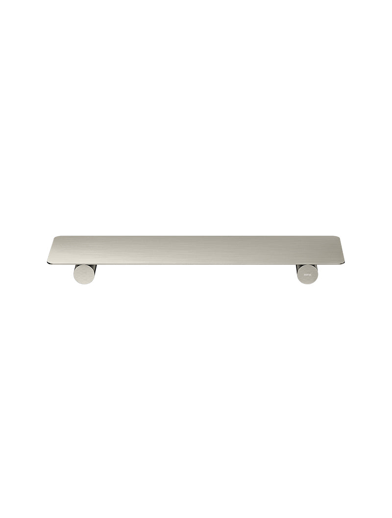 Meir Curvaé Shower Shelf 400mm PVD Brushed Nickel
