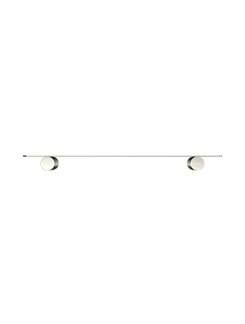 Meir Curvaé Shower Shelf 400mm PVD Brushed Nickel