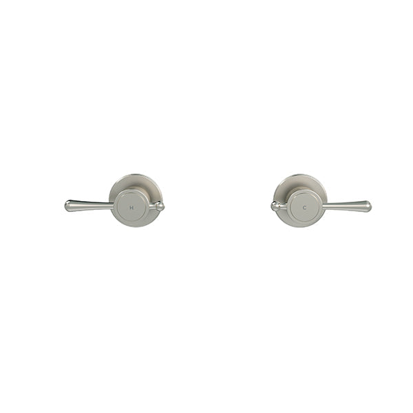 Meir Harrington Quarter Turn Wall Tap Set