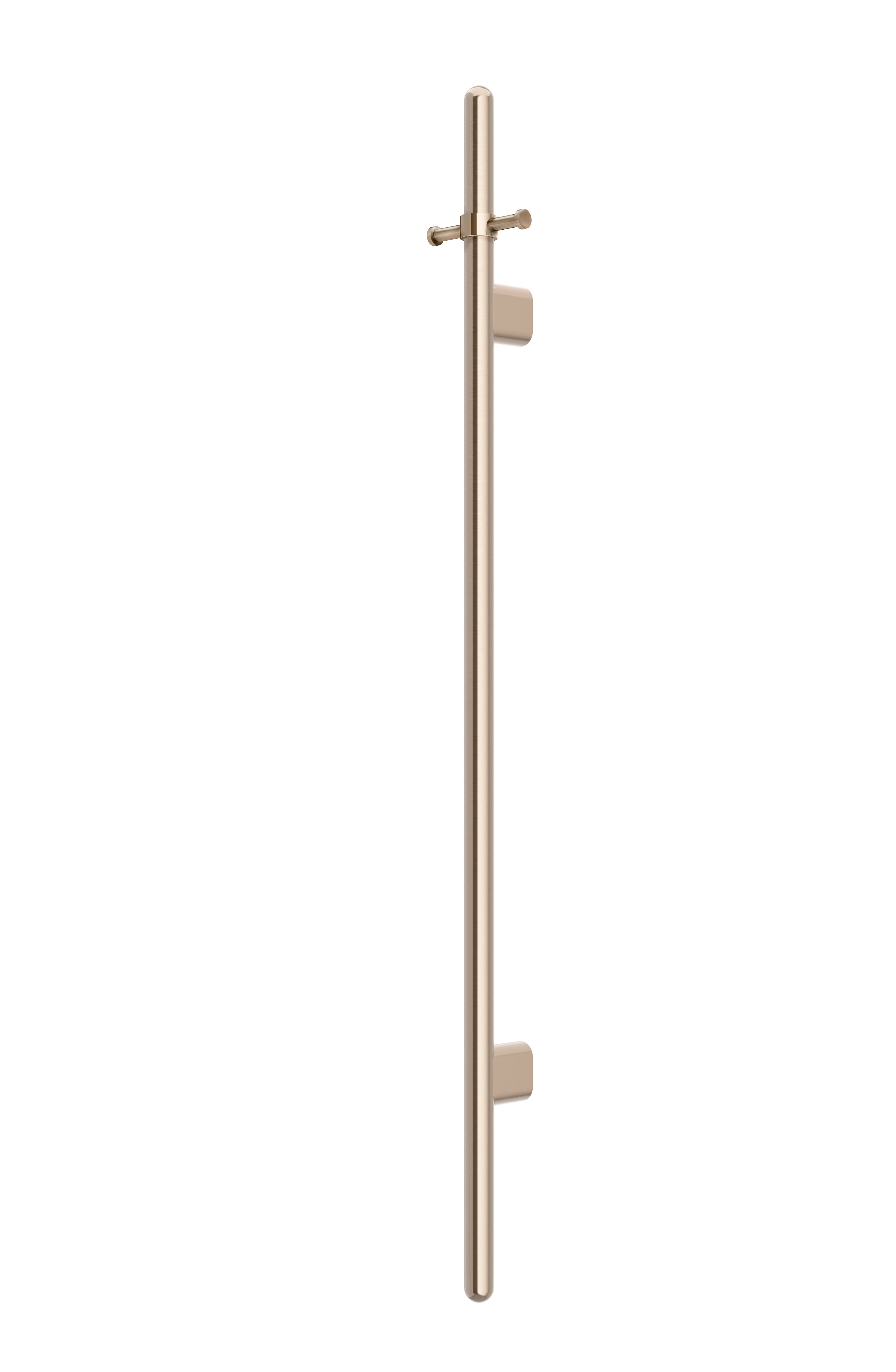 Meir Heated Vertical Towel Rail Champagne