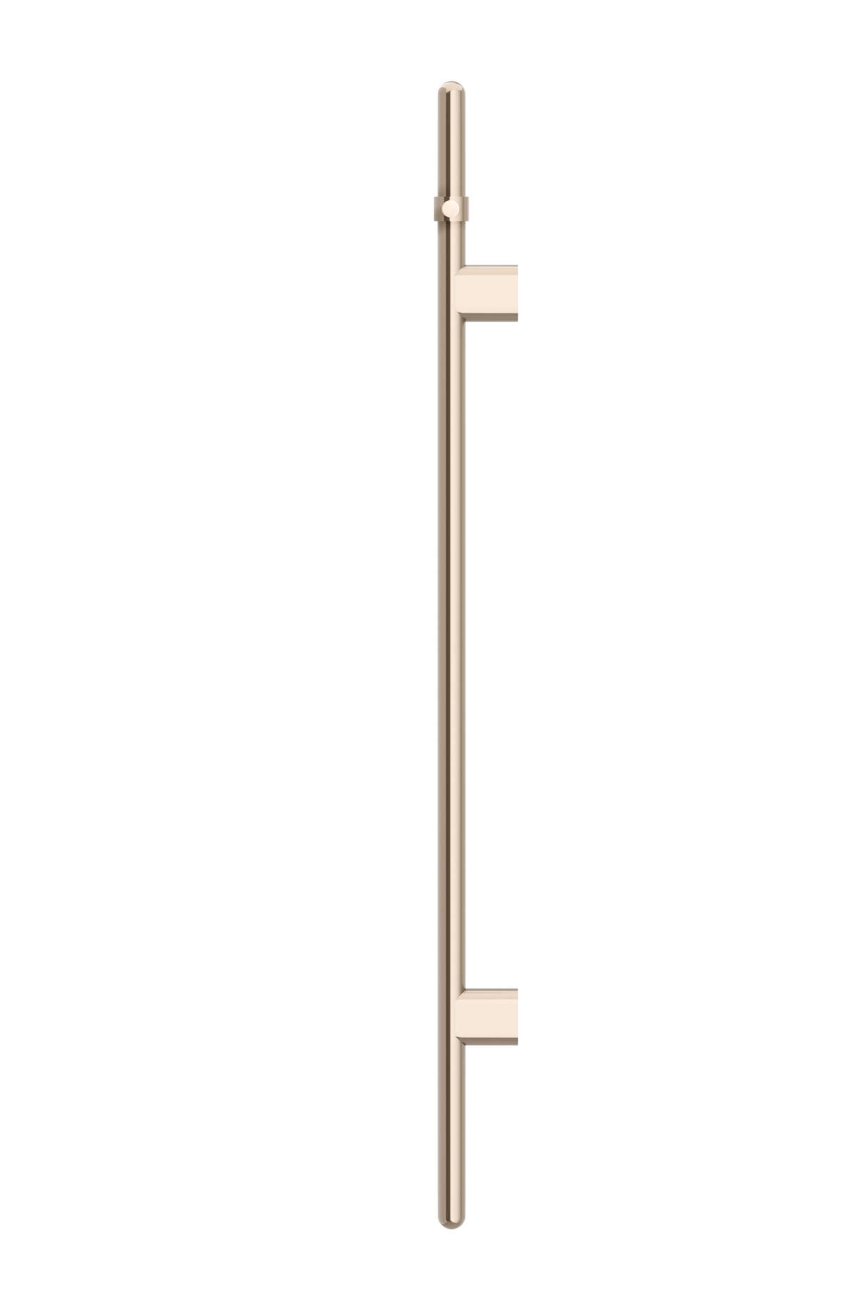 Meir Heated Vertical Towel Rail Champagne