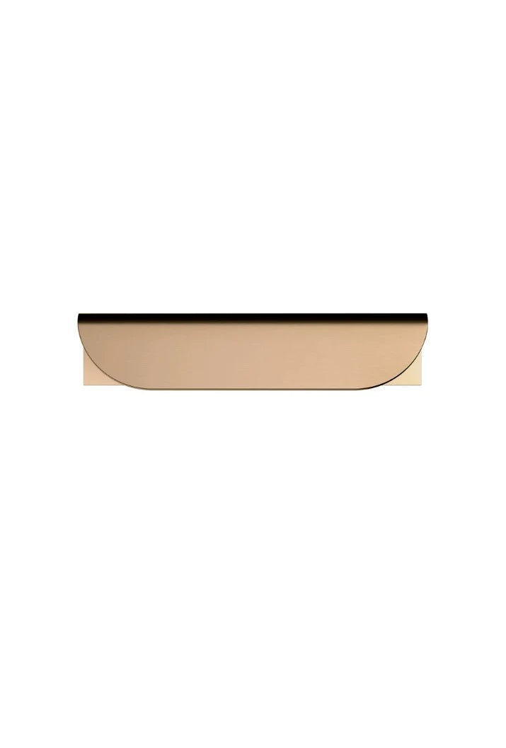 Meir Öppen Edge-Pull 75mm Cabinet Handle Lustre Bronze