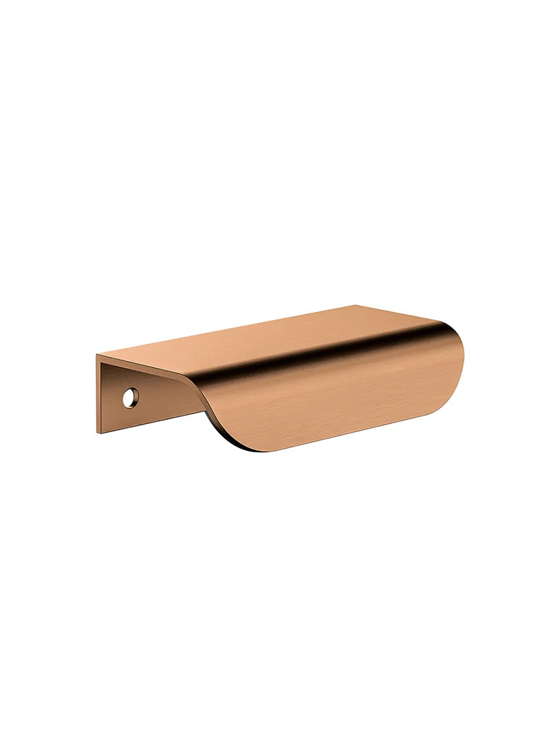 Meir Öppen Edge-Pull 75mm Cabinet Handle Lustre Bronze
