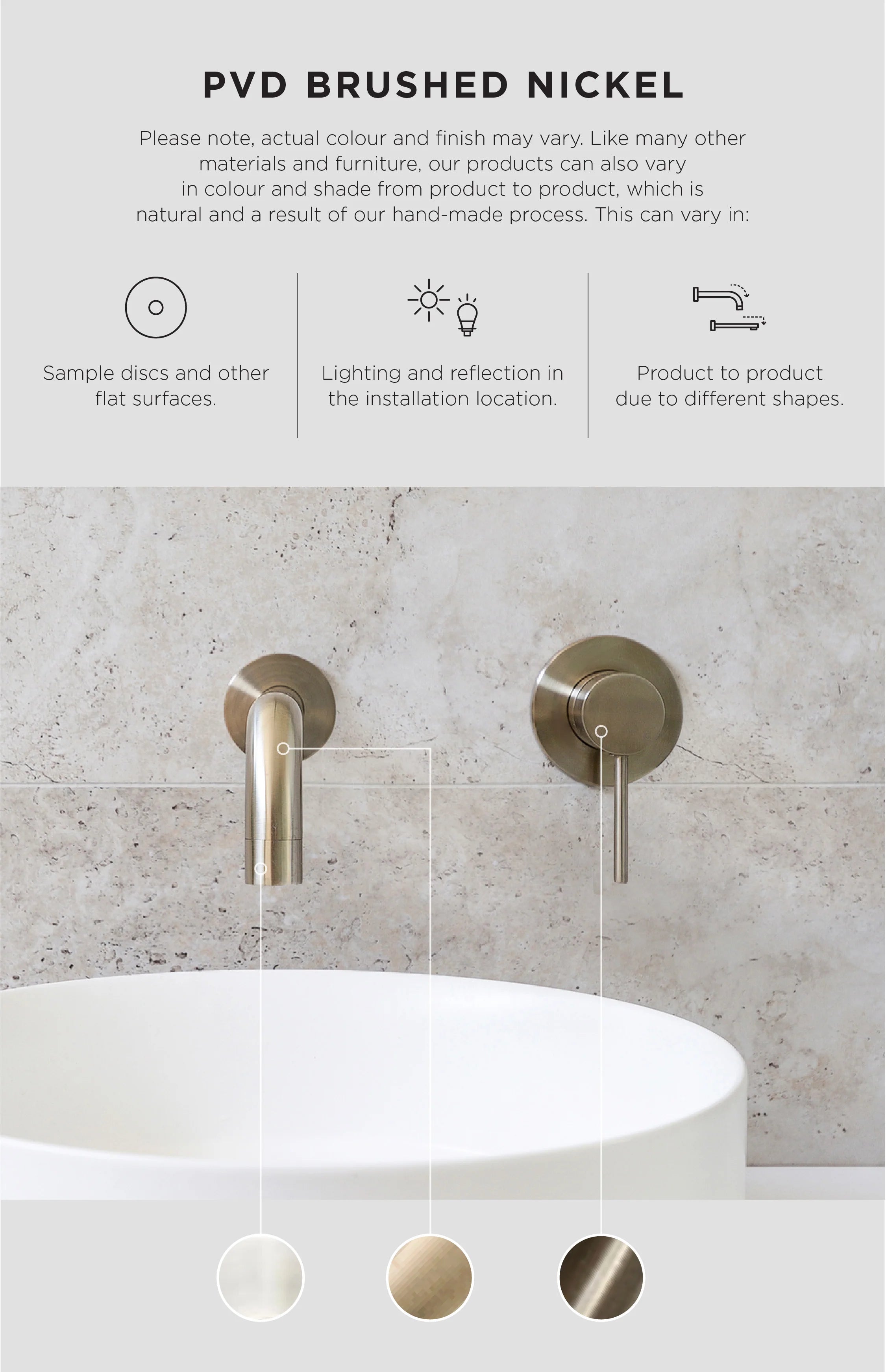 Meir Öppen Round Pull 520mm Cabinet Handle PVD Brushed Nickel