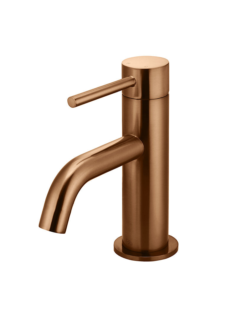 Meir Piccola Basin Mixer Tap Lustre Bronze